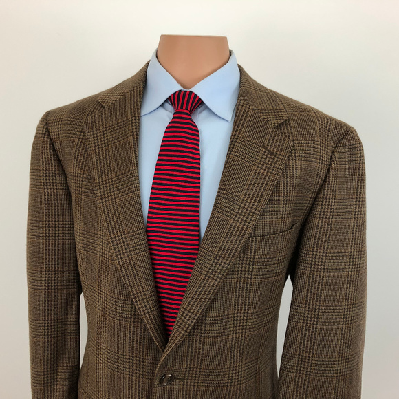 Brooks Brothers Other - Brooks Brothers Sport Coat Brown Size 42L Plaid